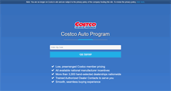 Desktop Screenshot of costcoauto.com