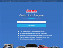 Tablet Screenshot of cuwest.costcoauto.com